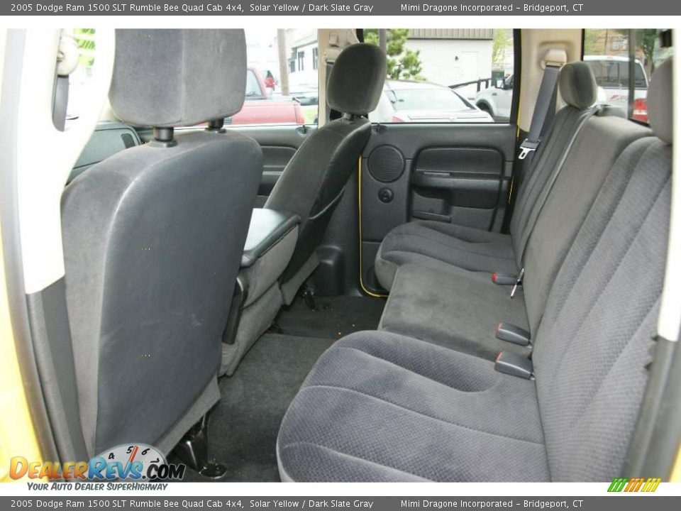 2005 Dodge Ram 1500 SLT Rumble Bee Quad Cab 4x4 Solar Yellow / Dark Slate Gray Photo #14