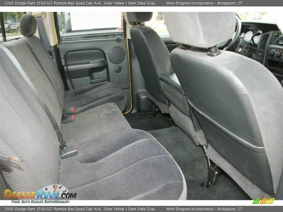 2005 Dodge Ram 1500 SLT Rumble Bee Quad Cab 4x4 Solar Yellow / Dark Slate Gray Photo #16