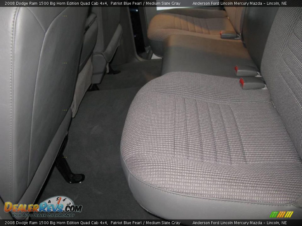 2008 Dodge Ram 1500 Big Horn Edition Quad Cab 4x4 Patriot Blue Pearl / Medium Slate Gray Photo #11