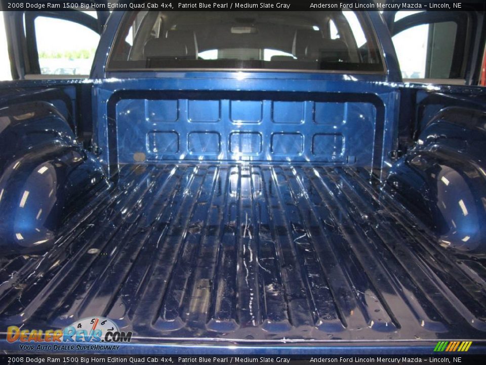 2008 Dodge Ram 1500 Big Horn Edition Quad Cab 4x4 Patriot Blue Pearl / Medium Slate Gray Photo #12