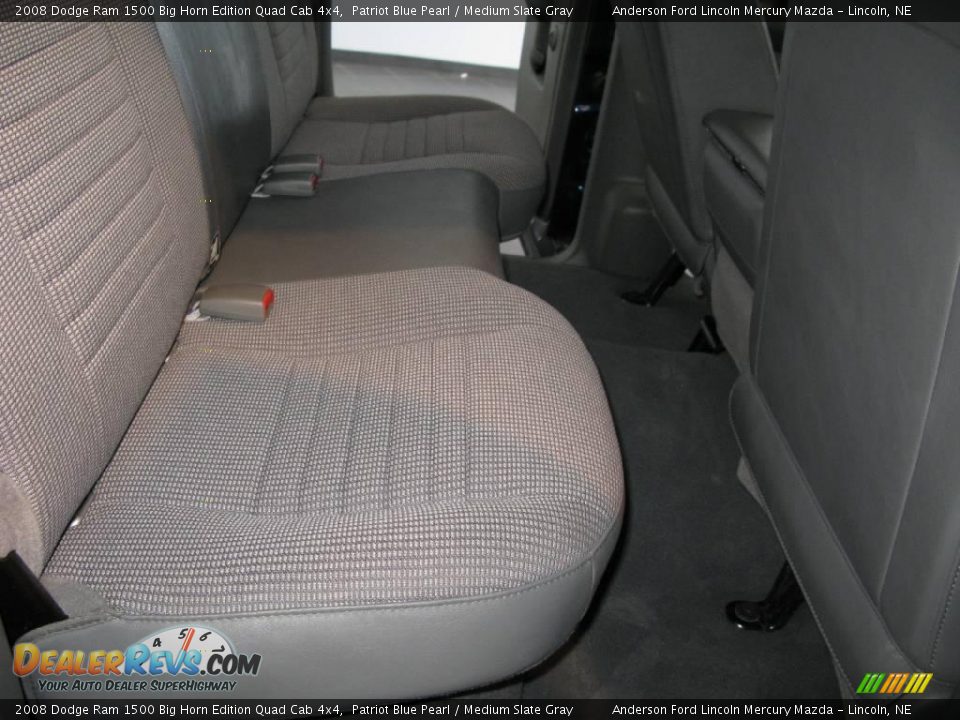 2008 Dodge Ram 1500 Big Horn Edition Quad Cab 4x4 Patriot Blue Pearl / Medium Slate Gray Photo #13