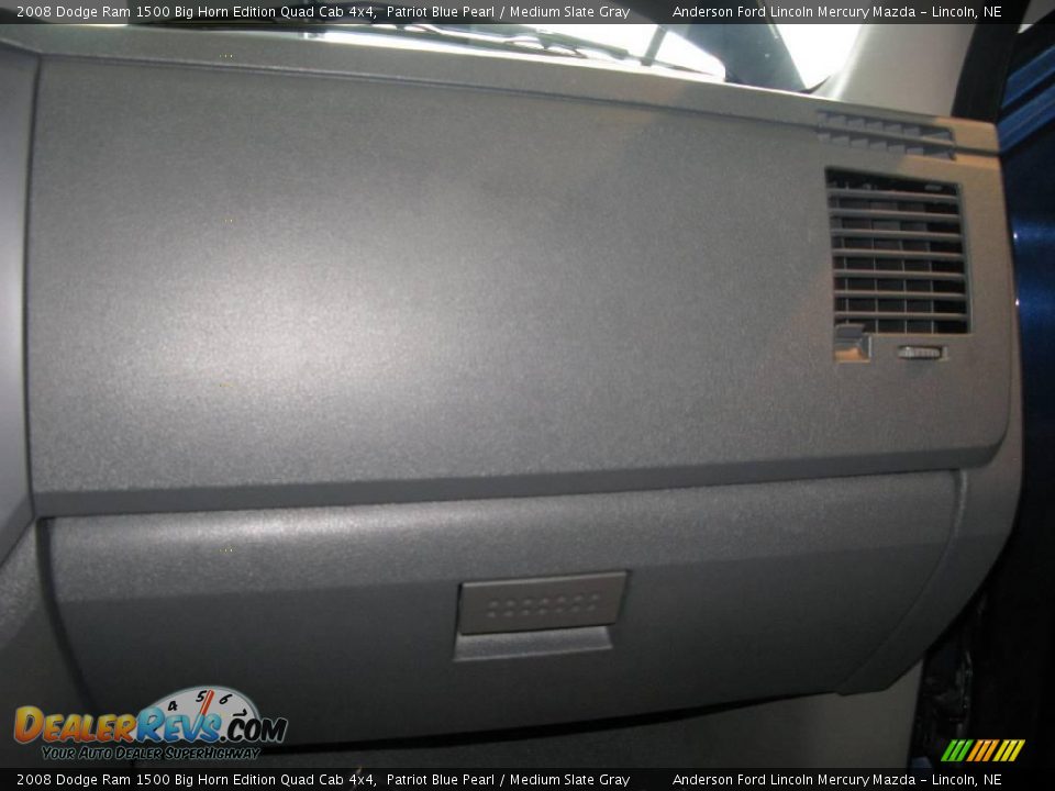 2008 Dodge Ram 1500 Big Horn Edition Quad Cab 4x4 Patriot Blue Pearl / Medium Slate Gray Photo #18