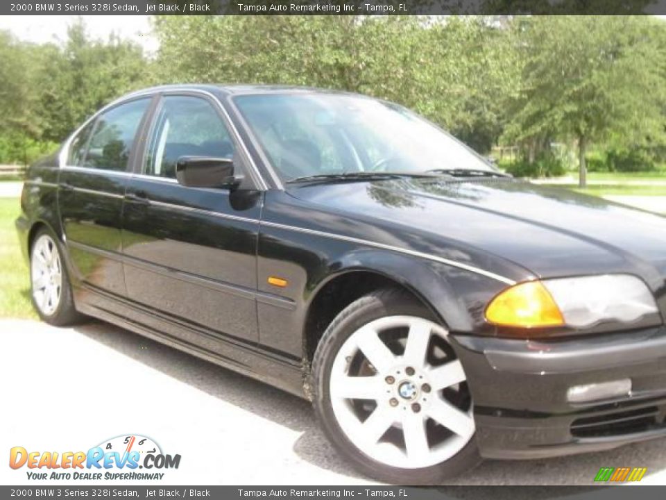 2000 BMW 3 Series 328i Sedan Jet Black / Black Photo #3