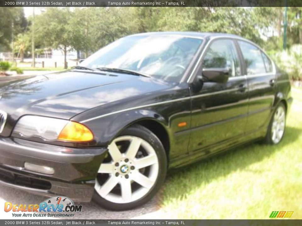 2000 BMW 3 Series 328i Sedan Jet Black / Black Photo #4