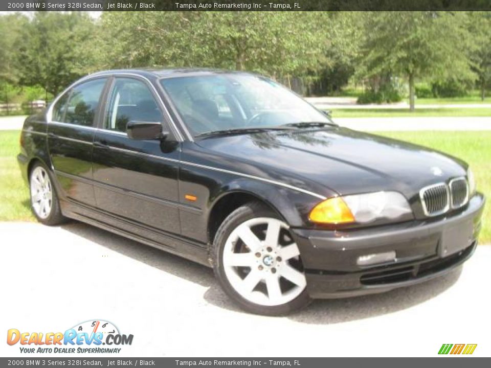 2000 BMW 3 Series 328i Sedan Jet Black / Black Photo #5