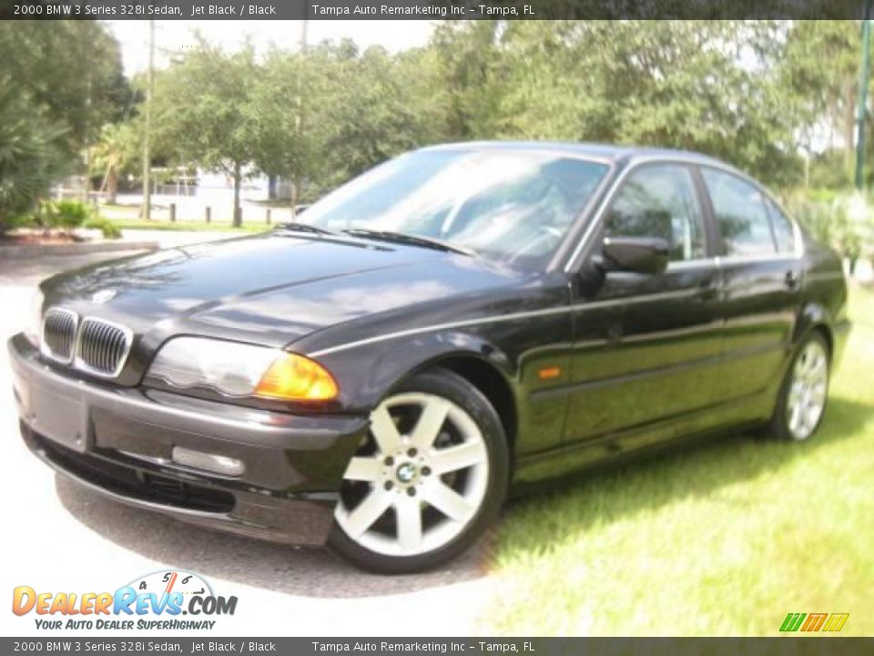 2000 BMW 3 Series 328i Sedan Jet Black / Black Photo #6