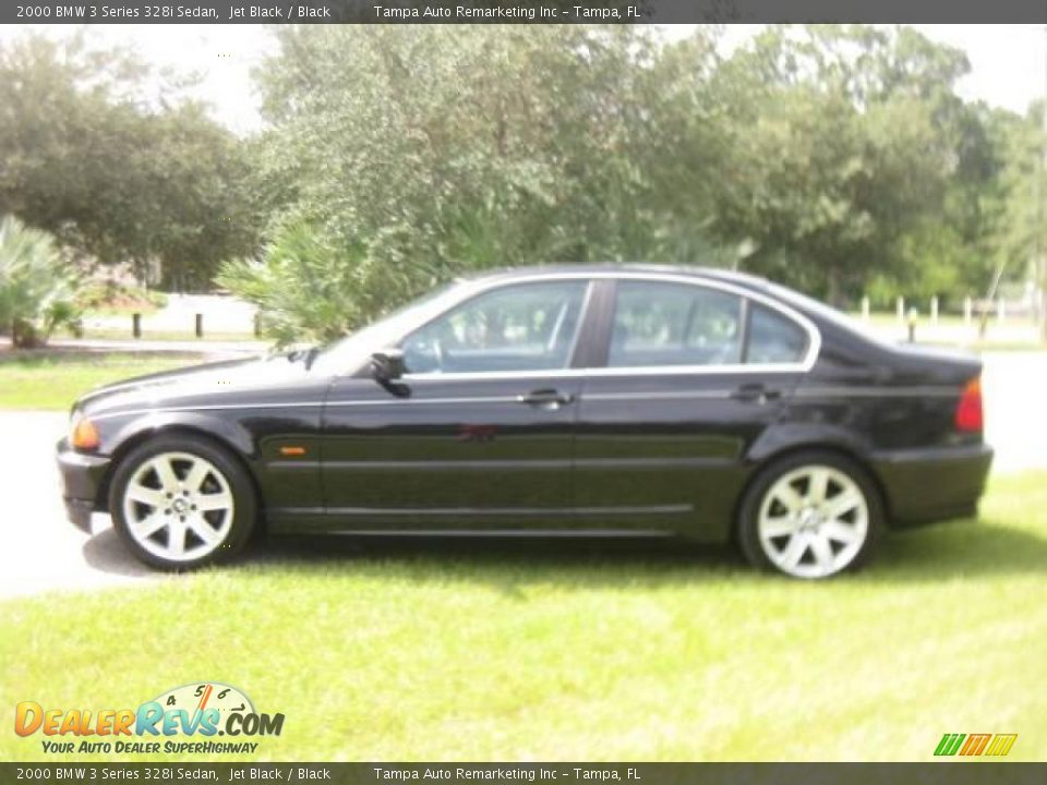 2000 BMW 3 Series 328i Sedan Jet Black / Black Photo #7