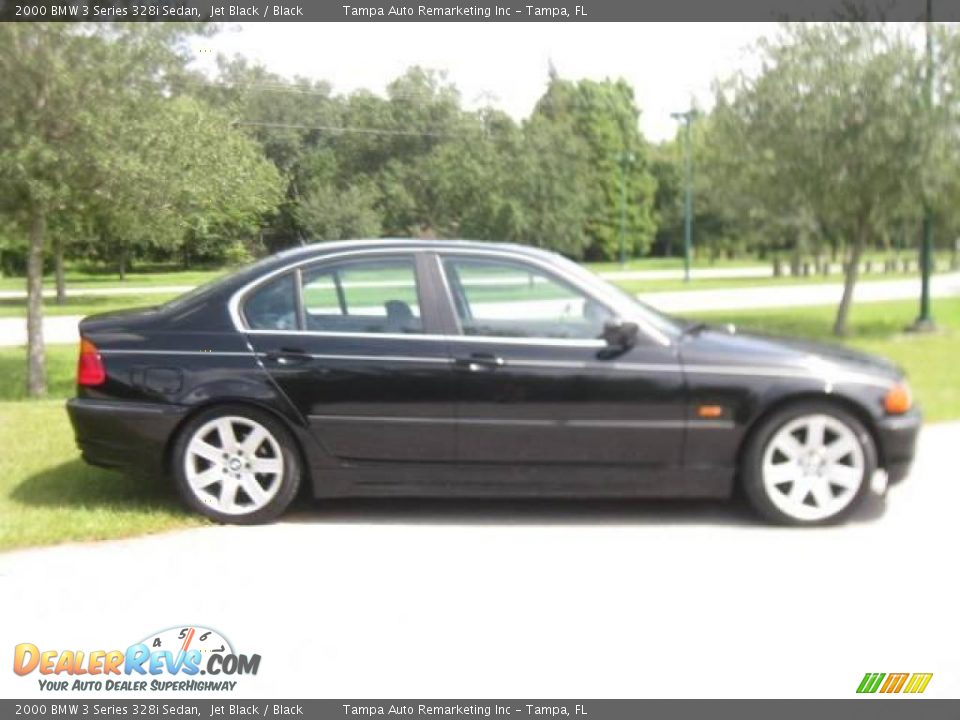 2000 BMW 3 Series 328i Sedan Jet Black / Black Photo #8