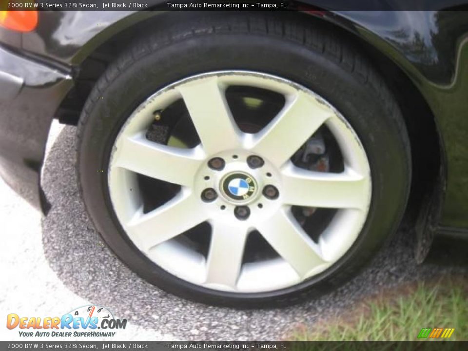 2000 BMW 3 Series 328i Sedan Jet Black / Black Photo #15