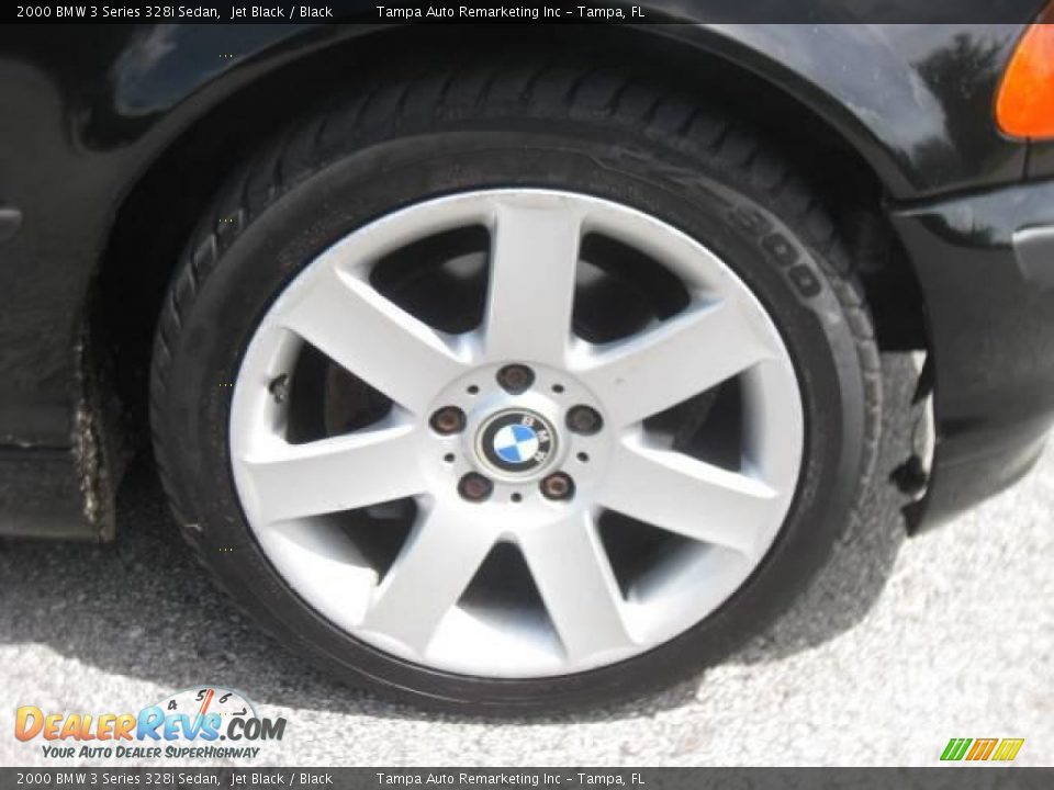 2000 BMW 3 Series 328i Sedan Jet Black / Black Photo #16