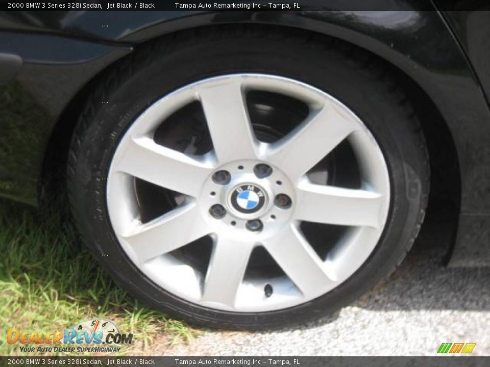 2000 BMW 3 Series 328i Sedan Jet Black / Black Photo #17