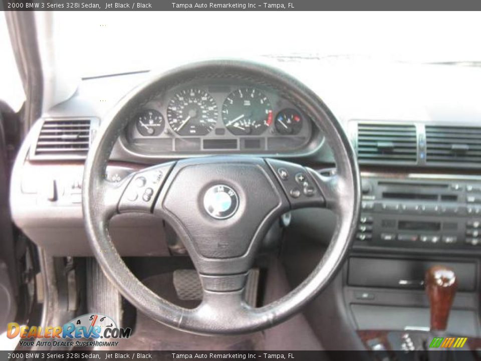2000 BMW 3 Series 328i Sedan Jet Black / Black Photo #27