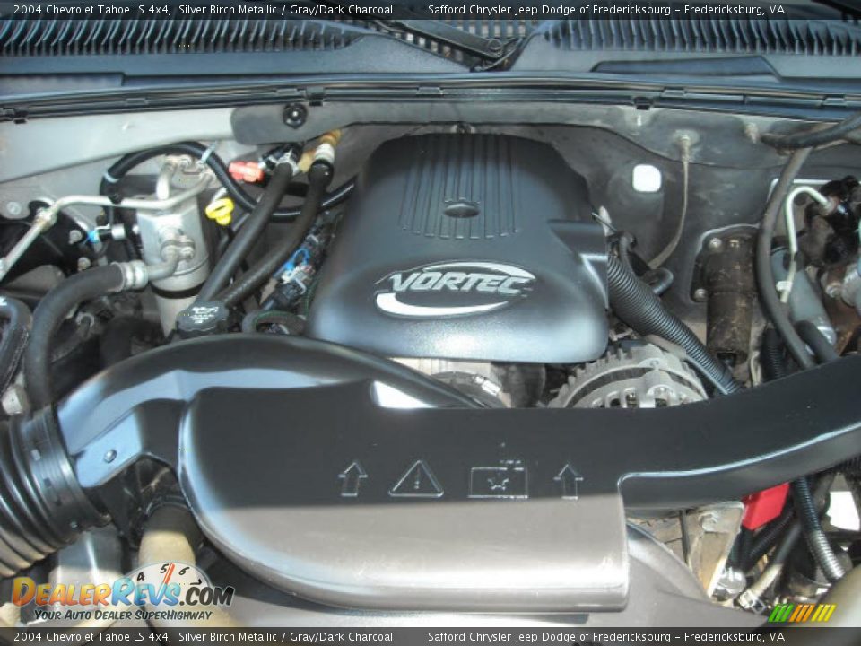 2004 Chevrolet Tahoe LS 4x4 Silver Birch Metallic / Gray/Dark Charcoal Photo #15