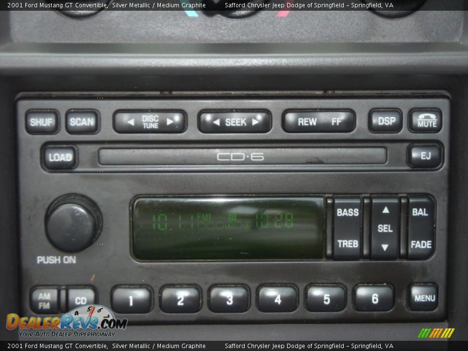 2001 Ford Mustang GT Convertible Silver Metallic / Medium Graphite Photo #15