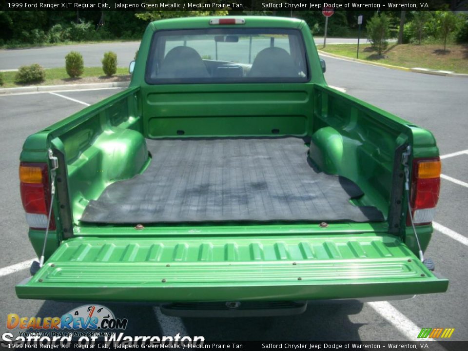 1999 Ford Ranger XLT Regular Cab Jalapeno Green Metallic / Medium Prairie Tan Photo #9