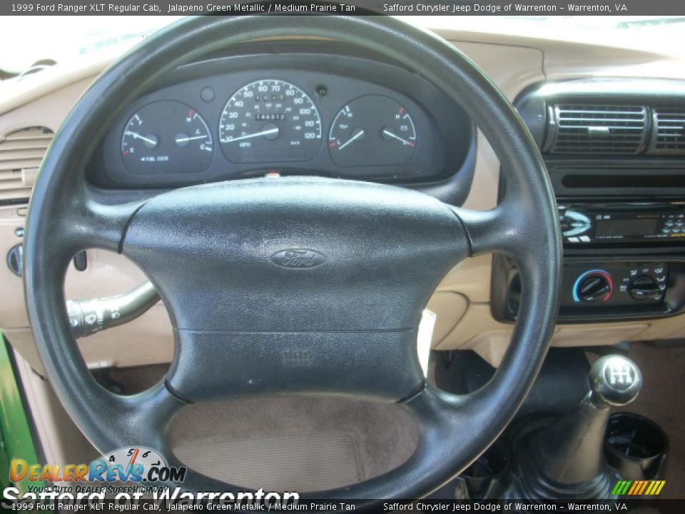 1999 Ford Ranger XLT Regular Cab Jalapeno Green Metallic / Medium Prairie Tan Photo #22