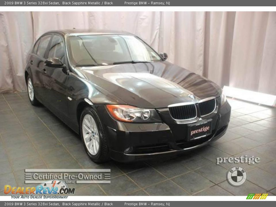 2009 BMW 3 Series 328xi Sedan Black Sapphire Metallic / Black Photo #6