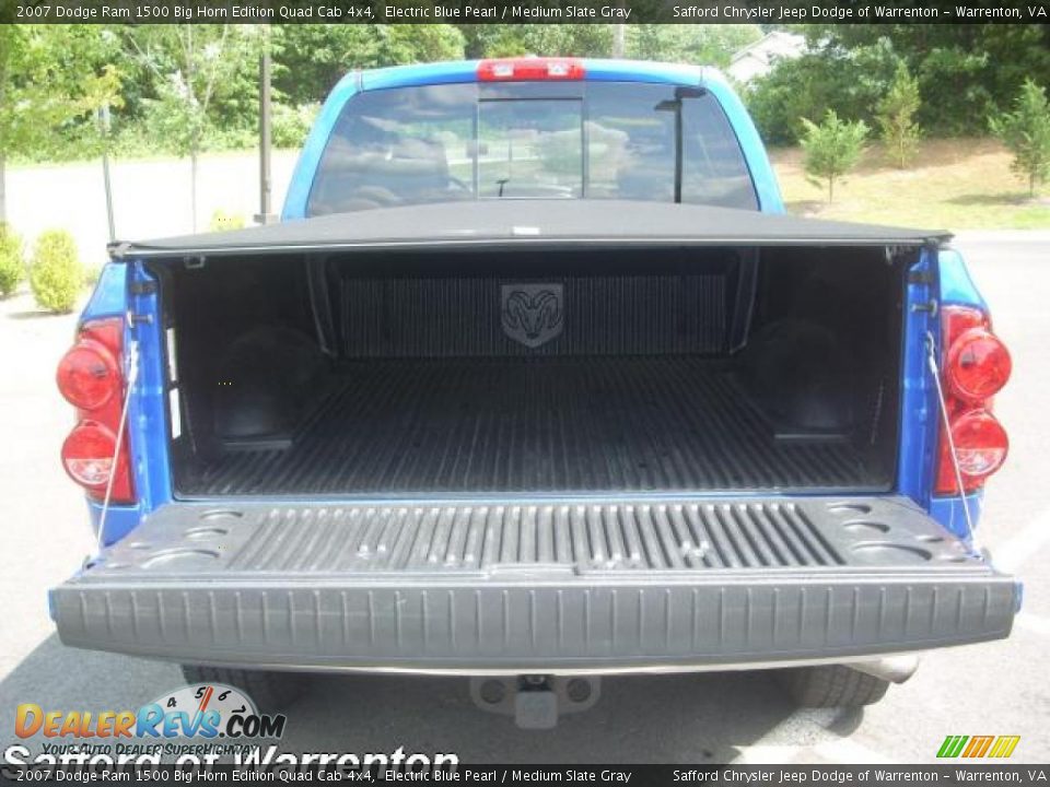 2007 Dodge Ram 1500 Big Horn Edition Quad Cab 4x4 Electric Blue Pearl / Medium Slate Gray Photo #7