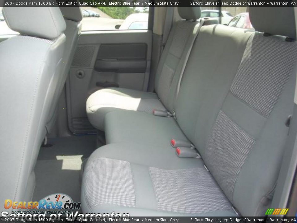2007 Dodge Ram 1500 Big Horn Edition Quad Cab 4x4 Electric Blue Pearl / Medium Slate Gray Photo #11
