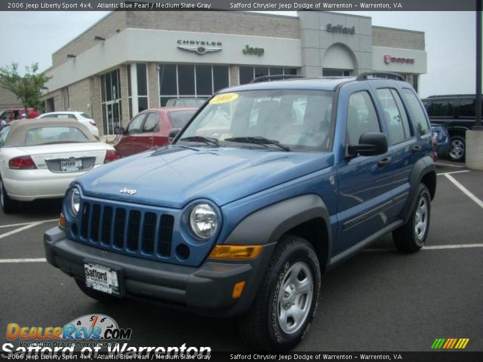 2006 Jeep Liberty Sport 4x4 Atlantic Blue Pearl / Medium Slate Gray Photo #1