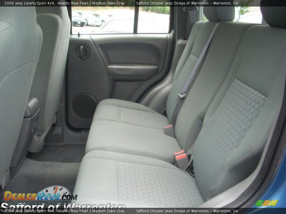 2006 Jeep Liberty Sport 4x4 Atlantic Blue Pearl / Medium Slate Gray Photo #6