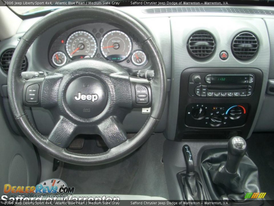 2006 Jeep Liberty Sport 4x4 Atlantic Blue Pearl / Medium Slate Gray Photo #7