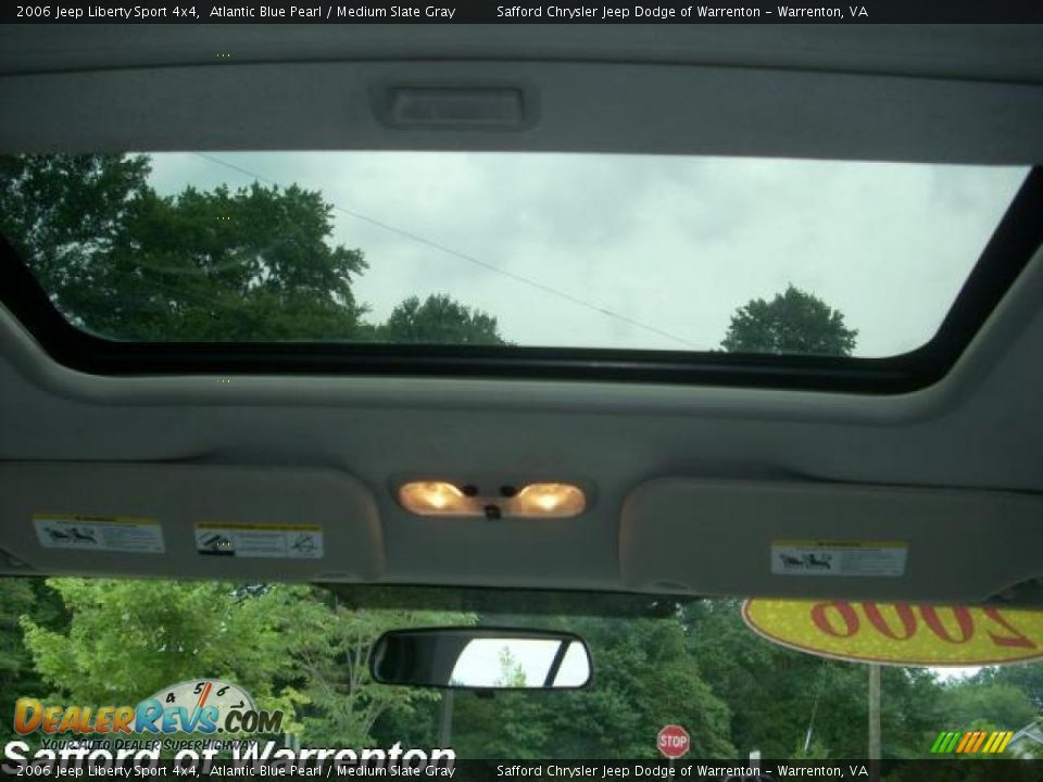 2006 Jeep Liberty Sport 4x4 Atlantic Blue Pearl / Medium Slate Gray Photo #9