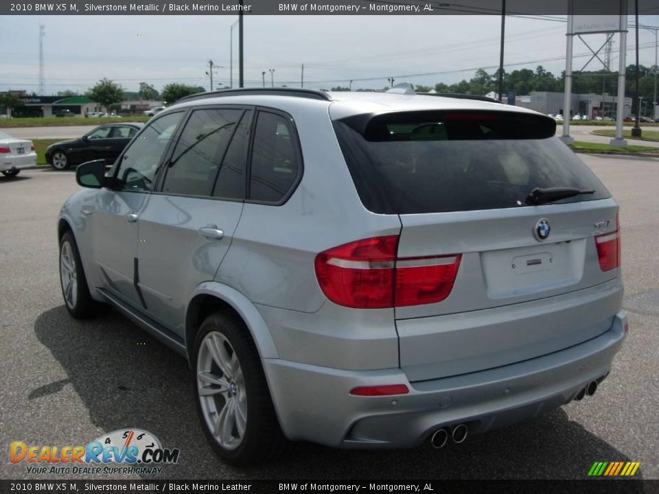 2010 BMW X5 M Silverstone Metallic / Black Merino Leather Photo #4