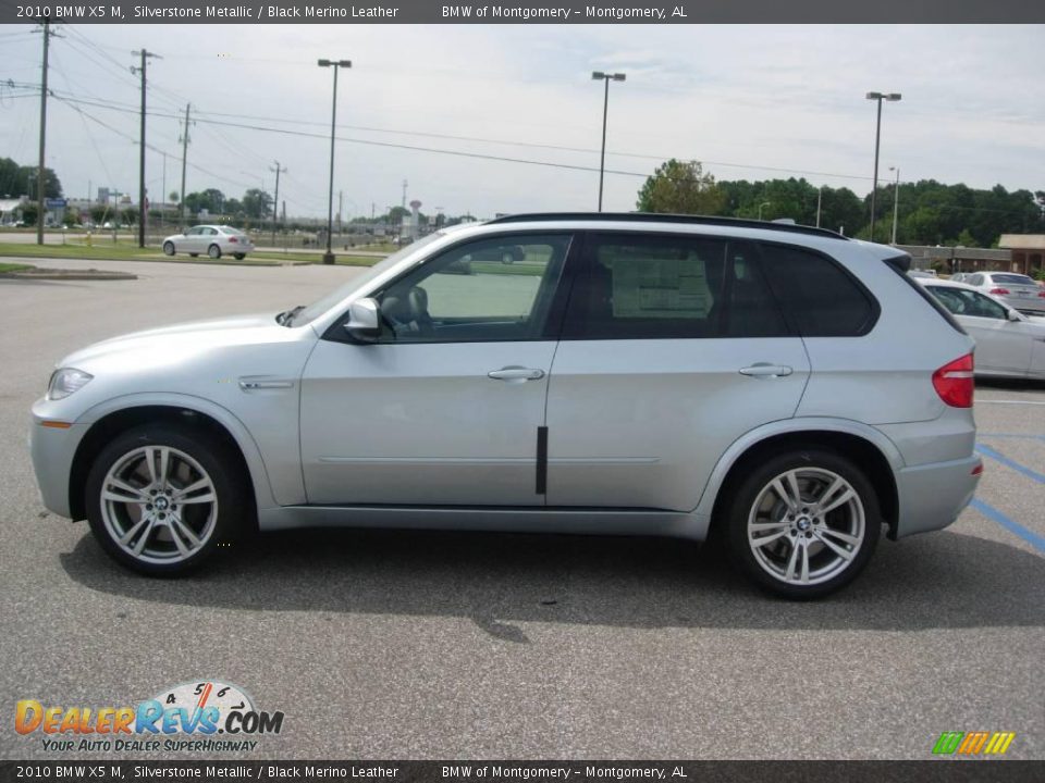 2010 BMW X5 M Silverstone Metallic / Black Merino Leather Photo #5