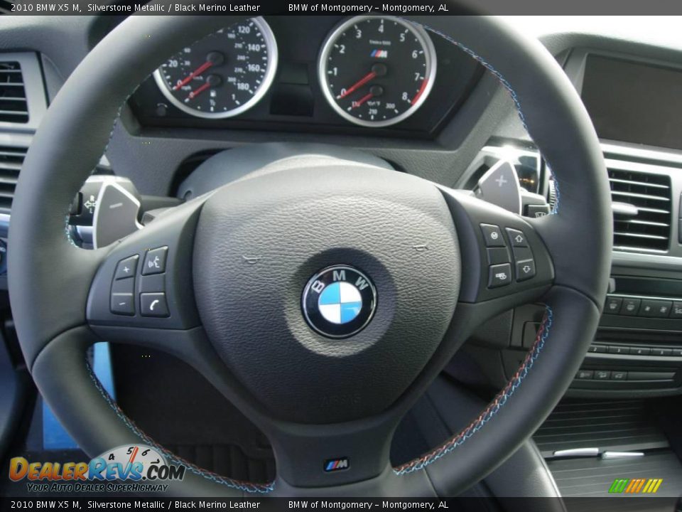 2010 BMW X5 M Silverstone Metallic / Black Merino Leather Photo #17