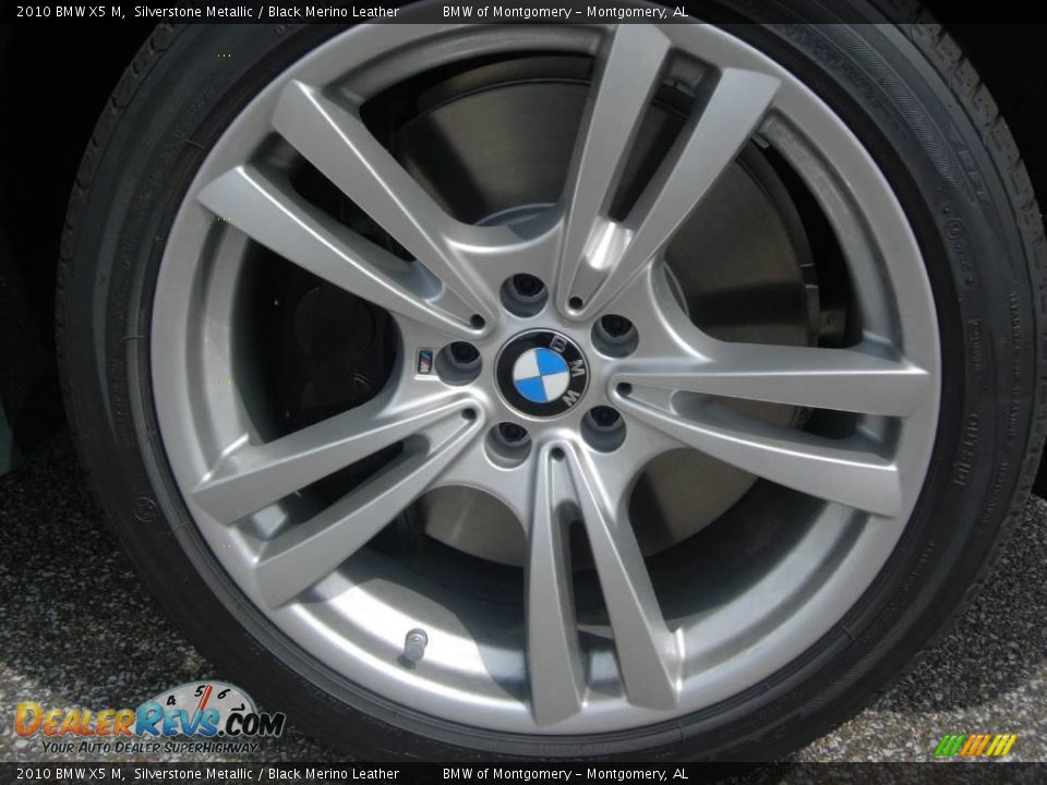 2010 BMW X5 M Silverstone Metallic / Black Merino Leather Photo #31