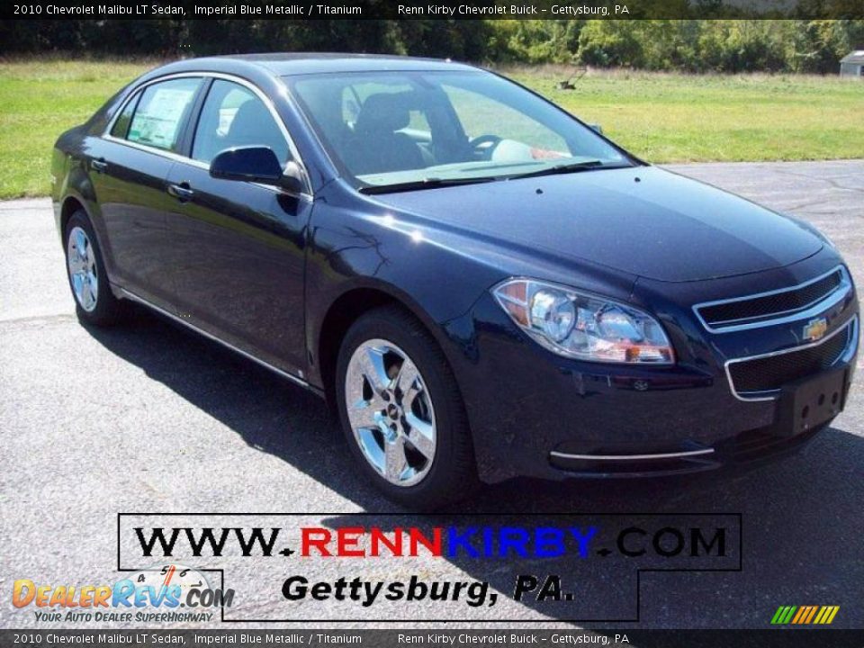 2010 Chevrolet Malibu LT Sedan Imperial Blue Metallic / Titanium Photo #1