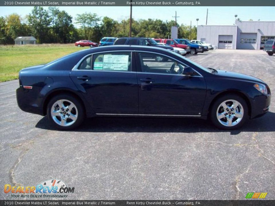 2010 Chevrolet Malibu LT Sedan Imperial Blue Metallic / Titanium Photo #5