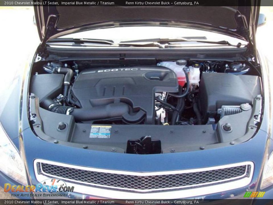 2010 Chevrolet Malibu LT Sedan Imperial Blue Metallic / Titanium Photo #10