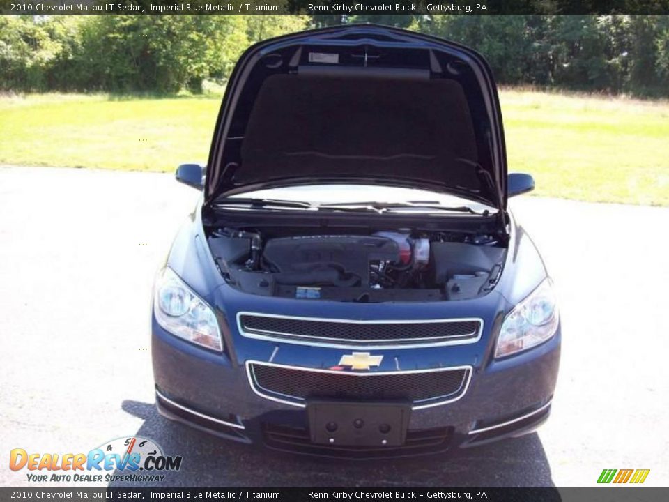 2010 Chevrolet Malibu LT Sedan Imperial Blue Metallic / Titanium Photo #11