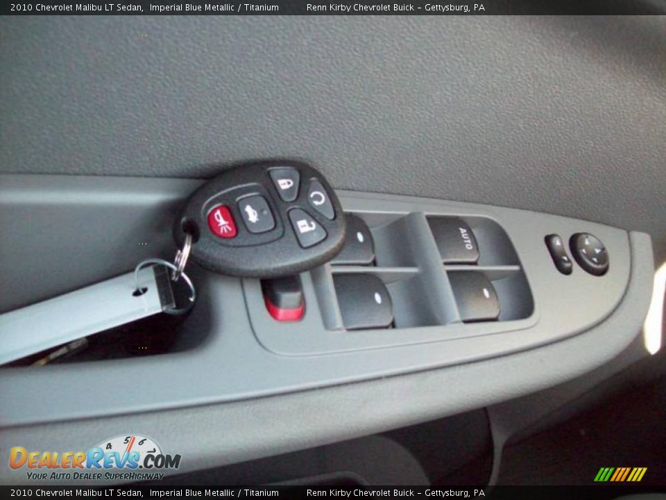 2010 Chevrolet Malibu LT Sedan Imperial Blue Metallic / Titanium Photo #12