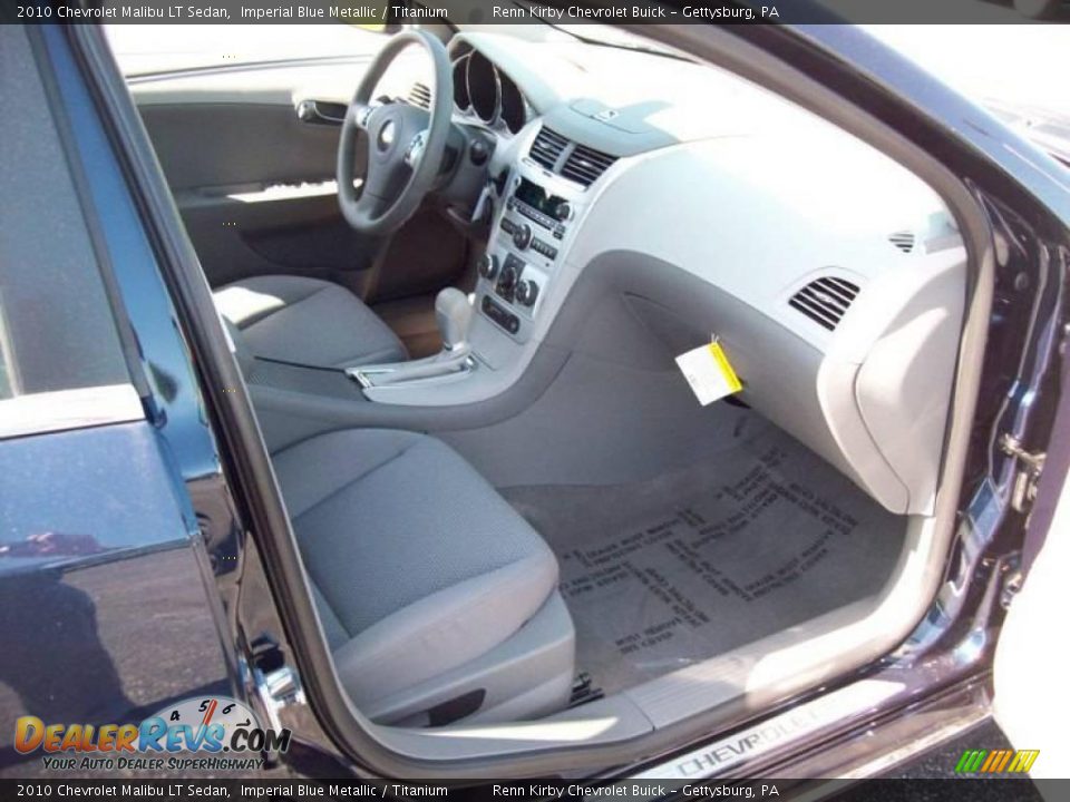 2010 Chevrolet Malibu LT Sedan Imperial Blue Metallic / Titanium Photo #14