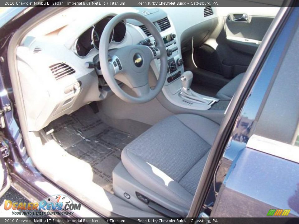 2010 Chevrolet Malibu LT Sedan Imperial Blue Metallic / Titanium Photo #15