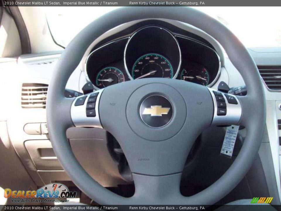 2010 Chevrolet Malibu LT Sedan Imperial Blue Metallic / Titanium Photo #17