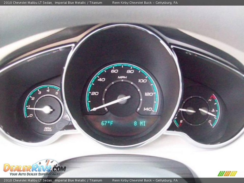 2010 Chevrolet Malibu LT Sedan Imperial Blue Metallic / Titanium Photo #18