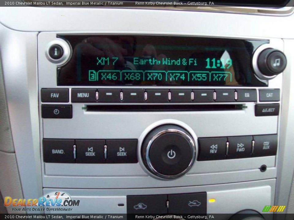 2010 Chevrolet Malibu LT Sedan Imperial Blue Metallic / Titanium Photo #19
