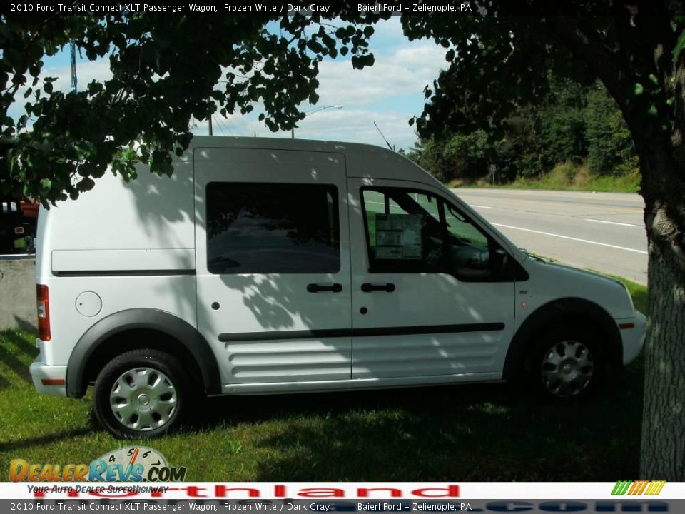 2010 Ford Transit Connect XLT Passenger Wagon Frozen White / Dark Gray Photo #5