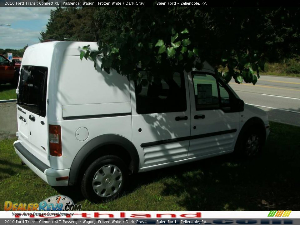 2010 Ford Transit Connect XLT Passenger Wagon Frozen White / Dark Gray Photo #6