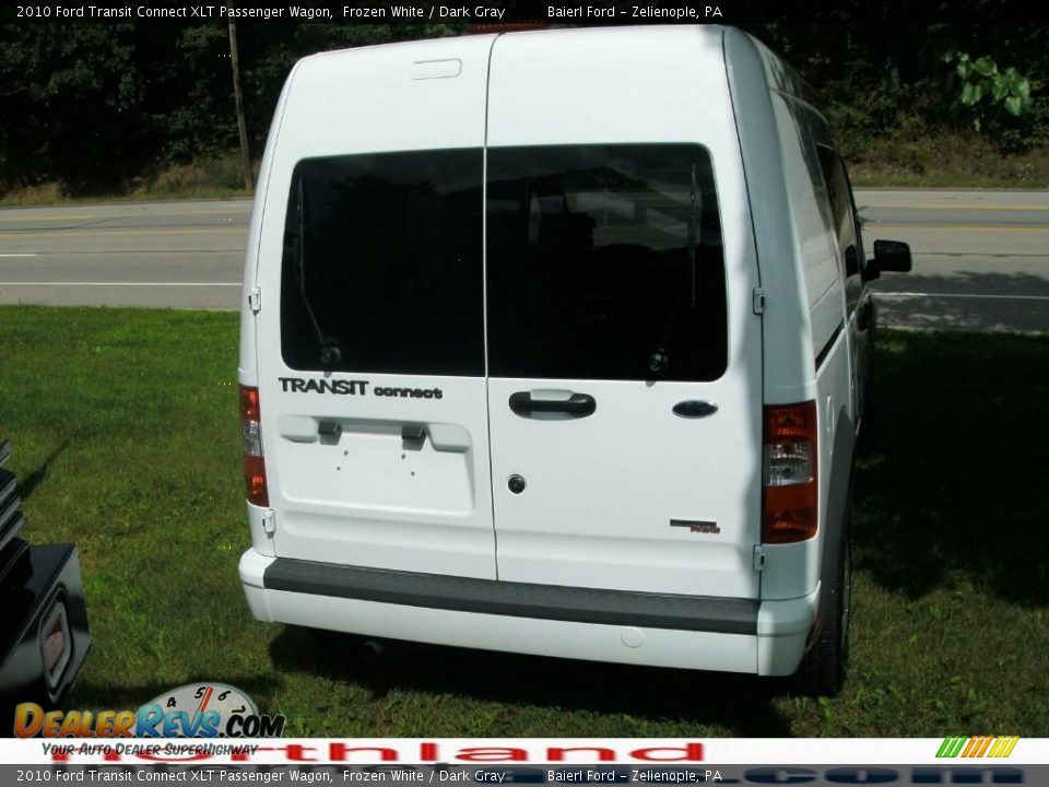 2010 Ford Transit Connect XLT Passenger Wagon Frozen White / Dark Gray Photo #7
