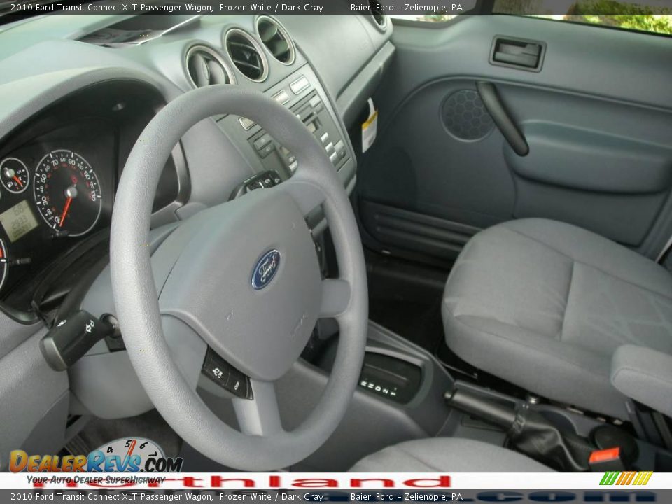 2010 Ford Transit Connect XLT Passenger Wagon Frozen White / Dark Gray Photo #10