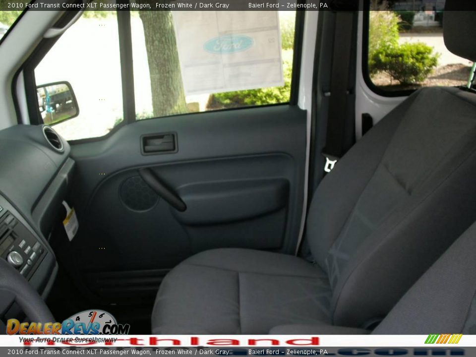 2010 Ford Transit Connect XLT Passenger Wagon Frozen White / Dark Gray Photo #11
