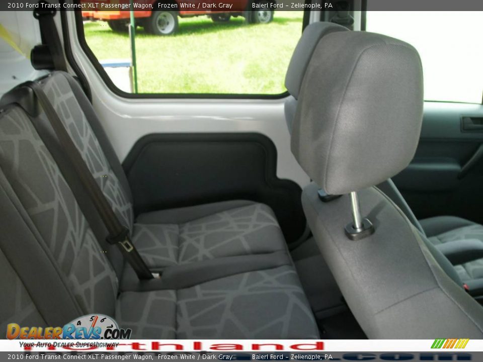 2010 Ford Transit Connect XLT Passenger Wagon Frozen White / Dark Gray Photo #16