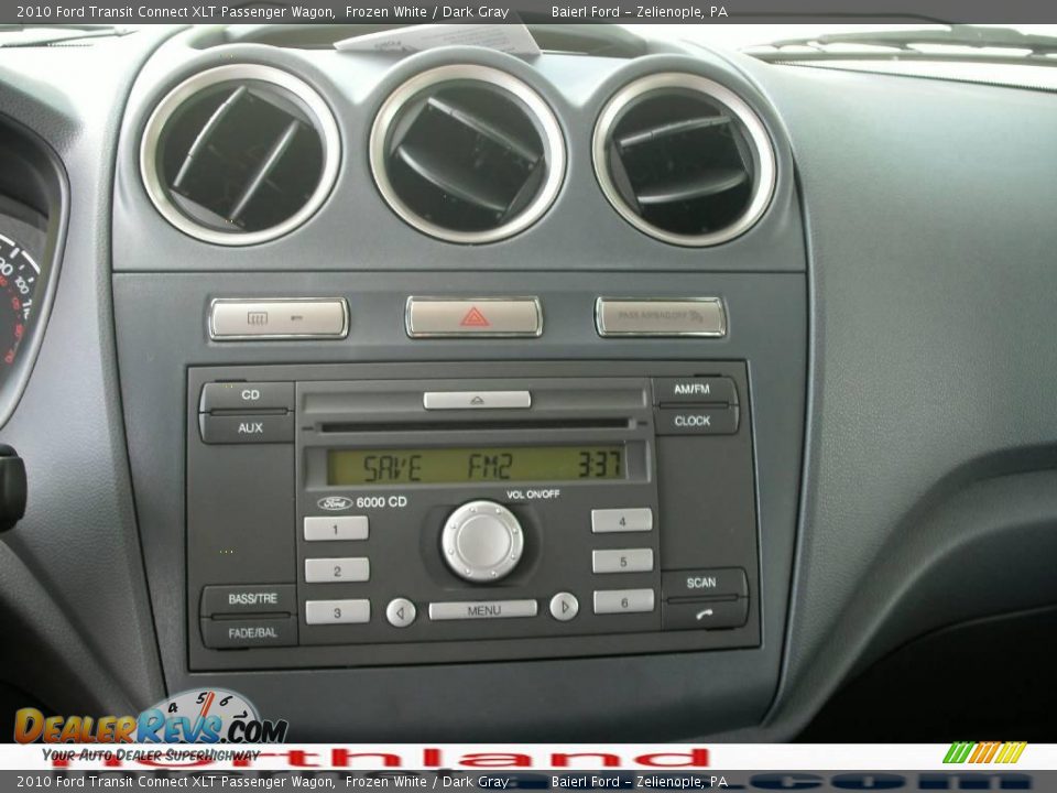 2010 Ford Transit Connect XLT Passenger Wagon Frozen White / Dark Gray Photo #17