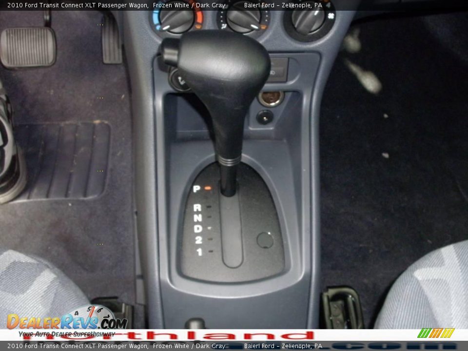 2010 Ford Transit Connect XLT Passenger Wagon Frozen White / Dark Gray Photo #18