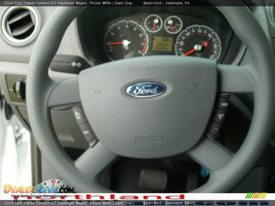 2010 Ford Transit Connect XLT Passenger Wagon Frozen White / Dark Gray Photo #19